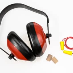 Earplugs and earmuffs for hearing protection